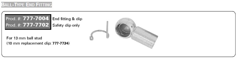 Ball-Type End Fitting