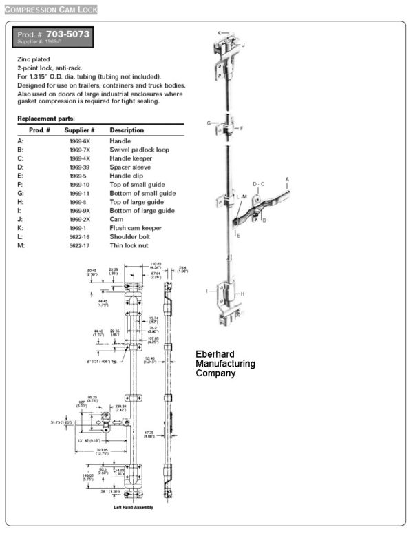 Trailer Latching Systems Hinges & Hardware, Inc.